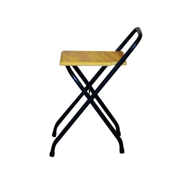 Conjunto Mesa Dobrável com 2 Cadeiras Rústico Madeira Natural - 4