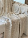 Ver imagem 2 de Manta Tricot Luxo Offwhite