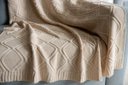 Ver imagem 6 de Manta Tricot Luxo Offwhite