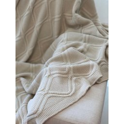 Manta Tricot Luxo Offwhite - 3