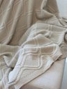Ver imagem 3 de Manta Tricot Luxo Offwhite