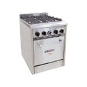 Ver imagem 1 de Fogão Inox Profissional DOM BIDONE COM FORNO FDB4F 04 BOCAS - VENÂNCIO.