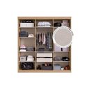Ver imagem 3 de Guarda Roupa Casal 6 Portas e 2 Gavetas PH1675 Nogueira - Herval