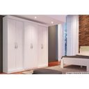 Ver imagem 6 de Guarda Roupa Casal 6 Portas e 2 Gavetas PH1675 Nogueira - Herval