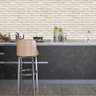 Papel de Parede Adesivo Tijolo Branco Sala Quarto Cozinha Rolo 3 Metros - 4