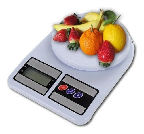 Balança Digital 10kg Nutrição e Dieta Cozinha Alta Precisão:branca/10 Kg - 9
