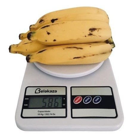 Balança Digital 10kg Nutrição e Dieta Cozinha Alta Precisão:branca/10 Kg - 4