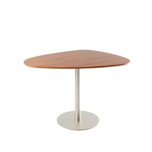 Mesa de Jantar Orgânica para 4 Lugares Kalyx 122 Cm - Champanhe C/ Canella