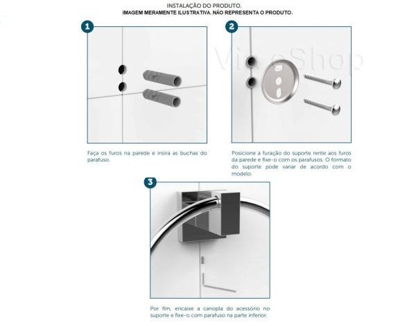 Saboneteira Cesto Metal Quadrado - Berlim - 5