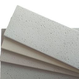Borda Piscina Atérmica  CX 12 unid 50x25x1,5cm Branca   Areia de Quartzo - 1
