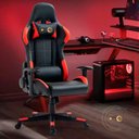 Ver imagem 3 de Cadeira Gamer 3 Níveis Reclinagem e 7 Pontos Massagem B/l