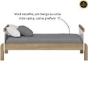 Ver imagem 5 de Berço Mini-cama Bebê 2 em 1 Ternura - Branco / Jequitibá Hp