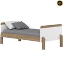 Ver imagem 7 de Berço Mini-cama Bebê 2 em 1 Ternura - Branco / Jequitibá Hp