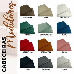 Cabeceira Painel Estofada para Cama Casal 1,40 - 9