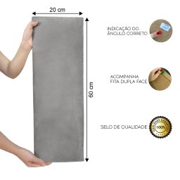 Cabeceira Painel Estofada para Cama Casal 1,40 - 4