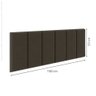Cabeceira Painel Estofada para Cama Queen 1,60 - 4