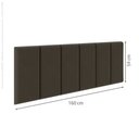 Ver imagem 4 de Cabeceira Painel Estofada para Cama Queen 1,60