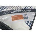 Ver imagem 4 de Cama Box Viúva: Colchão Molas SuperPocket Ensacadas Ortobom ISO Firme + Base CRC Suede Cinza(128x188