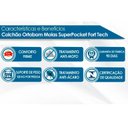 Ver imagem 2 de Cama Box Viúva: Colchão Molas SuperPocket Ensacadas Ortobom ISO Firme + Base CRC Suede Cinza(128x188