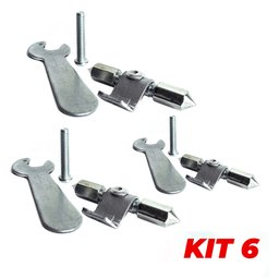 Reparo de Abas para Caixa de Luz 4x2 Marcai 6 Unidades - 1