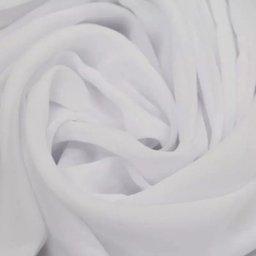 Cortina Voil Branco Sem Forro 4,00 x 2.30 Ilhós Cromado - 2