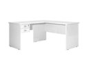 Ver imagem 2 de Escrivaninha Mesa Computador em L Branca 2 Gavetas Oferta