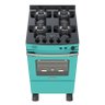 Fogao 4 Bocas Venax Gaudi Vetro Vitreo Verde Gas GLP 127 V - 6