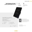 Ver imagem 5 de Interruptor Touch Wifi Inteligente Agl 2 Tecla Preto Bivolt
