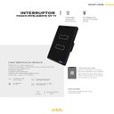 Ver imagem 3 de Interruptor Touch Wifi Inteligente AGL 2 Tecla Preto Bivolt