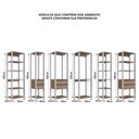 Ver imagem 5 de Guarda-Roupa Closet Modulado com 6 Gavetas 320cm Multimóveis Crpro-CLO009 Branco/Madeirado