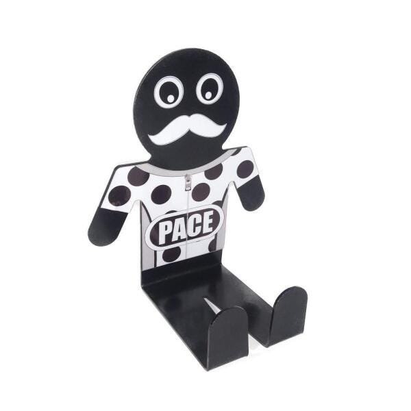 Suporte de Parede para Bike Preto Modelo Boneco Aço - 2