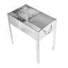 Churrasqueira Pequena Portátil Movel Jardim Carvão Grill Camping Varanda Praia Mini - 3