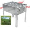Churrasqueira Pequena Portátil Movel Jardim Carvão Grill Camping Varanda Praia Mini - 9