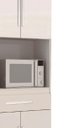 Ver imagem 3 de Armário Villa Cozinha 4 Portas Cor Branco Brilho Cozinha