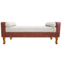 Ver imagem 2 de Recamier Félix King Size 195cm Corano Nozes e Linho Bege