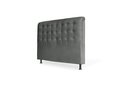 Ver imagem 1 de Cabeceira De Cama Box Ana Solteiro 90cm X 118cm Suede Cinza Mz Decor