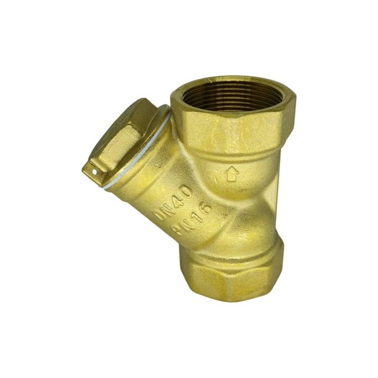 Válvula Filtro Y em Metal Tela Aço Inox de 1/2 Polegada