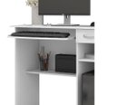 Ver imagem 2 de Escrivaninha Computador Mesa PC Vien Cor Branca