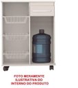 Ver imagem 2 de Fruteira Balcão com Rodízios Cor Branco com Brilho Grécia