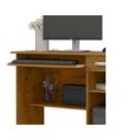Ver imagem 2 de Escrivaninha Computador Mesa PC Vien Cor Freijó