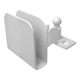 Fixador de pressão para porta de vidro 8 a 10mm branco - 1