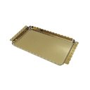 Ver imagem 1 de Bandeja Retangular Dourada Desenhos Vazados - By Fineza