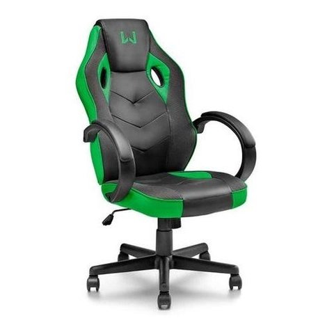 Cadeira Gamer Warrior Tongea Preta/Verde Profissional