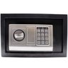 Cofre Eletrônico Digital Preto 31x20x20 Cm com Chave e Senha - 1