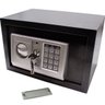 Cofre Eletrônico Digital Preto 31x20x20 Cm com Chave e Senha - 4