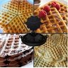 Forma Wafer Ferro Fundido Fogão a Lenha - 6
