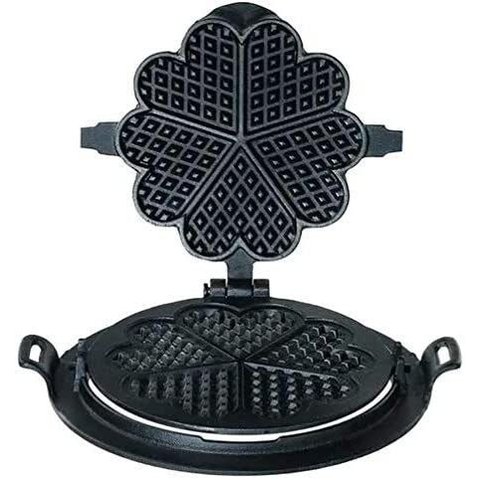 Forma Wafer Ferro Fundido Fogão a Lenha