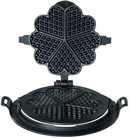Forma Wafer Ferro Fundido Fogão a Lenha