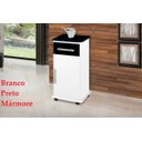 Ver imagem 4 de Balcão Bebedouro Ita. com Rodizios Branco / Pre / Marm