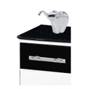 Ver imagem 2 de Balcão Bebedouro Ita. com Rodizios Branco / Pre / Marm